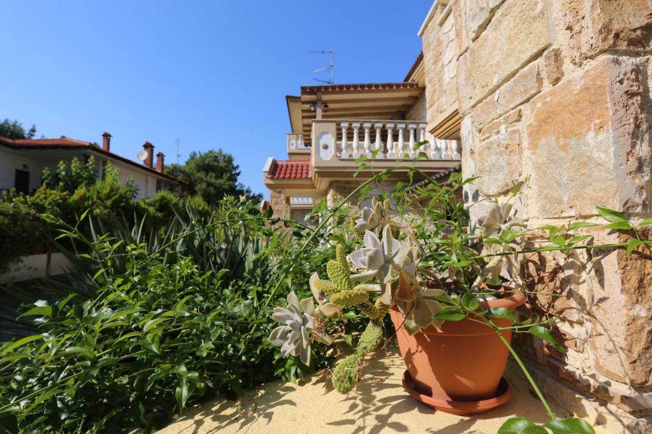 Villa Argo 3 - Beachfront, Big gardens, Location! Pefkochori Extérieur photo